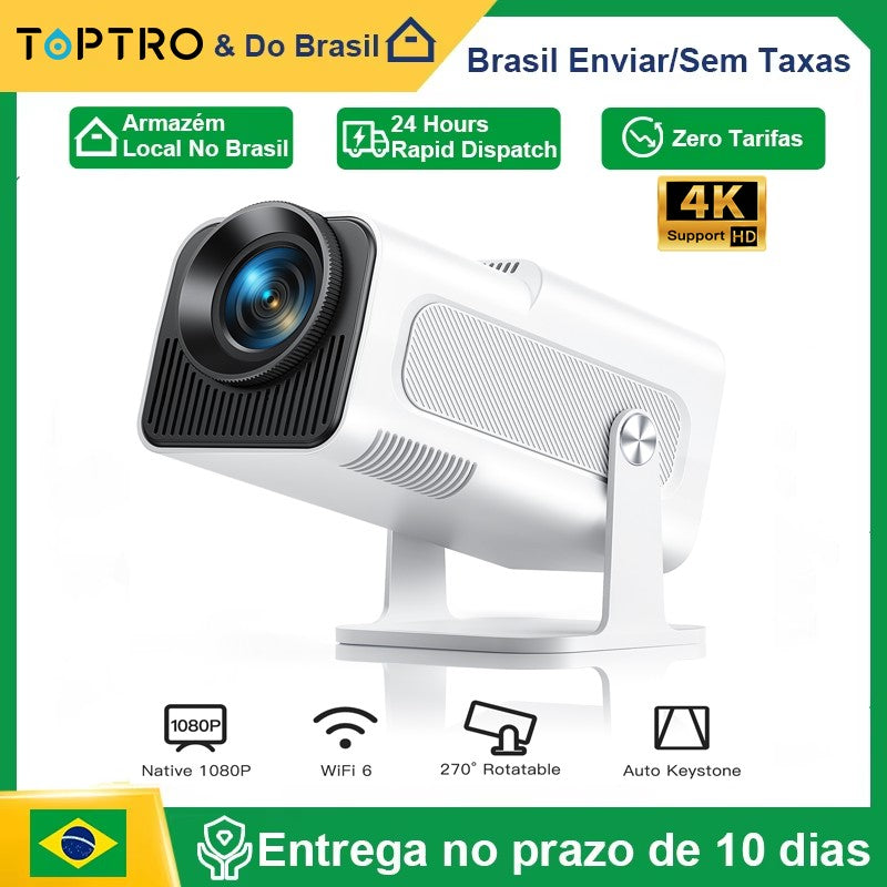 Mini Projetor Portátil 4K