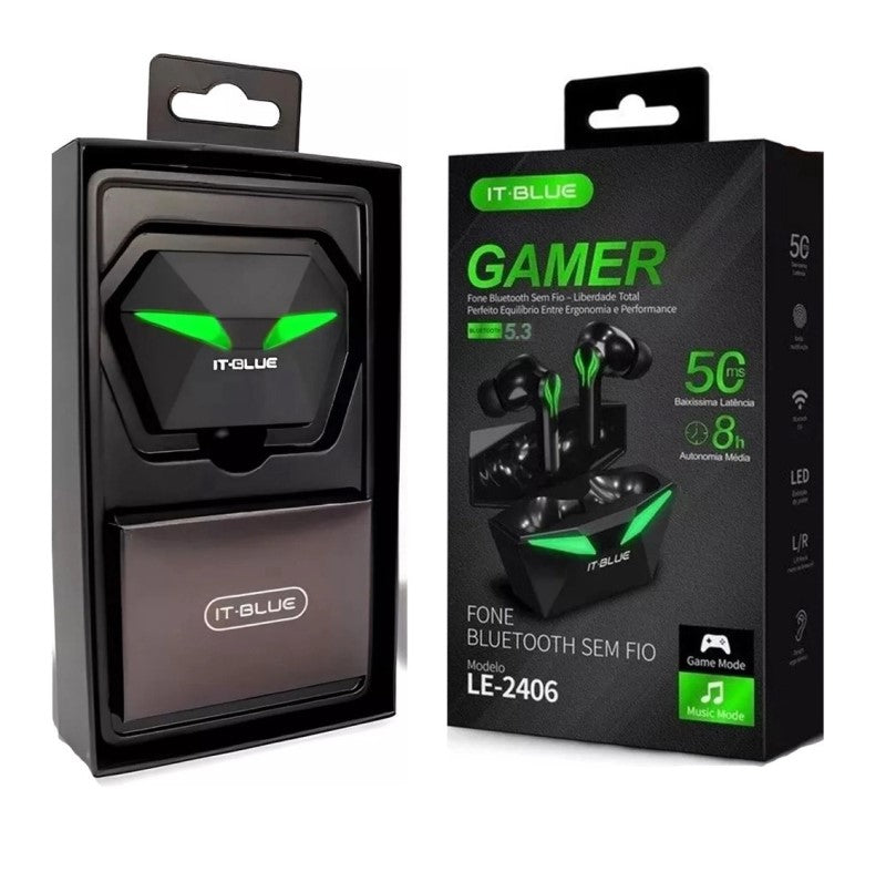 Fone De Ouvido Gamer Sem Fio